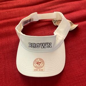 Brown University Sun visor-Velcro closure.